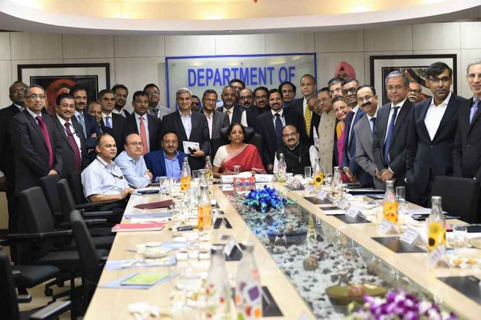 Opening Bell Celebration at CNBC TV18 on completion of 20 years, by the channel