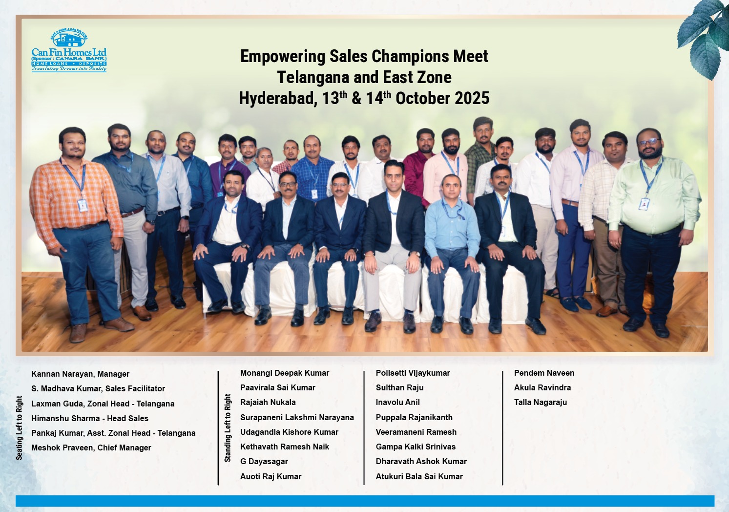 Empowering Sales Champions Meet - Telangana & East Zone - October 2025