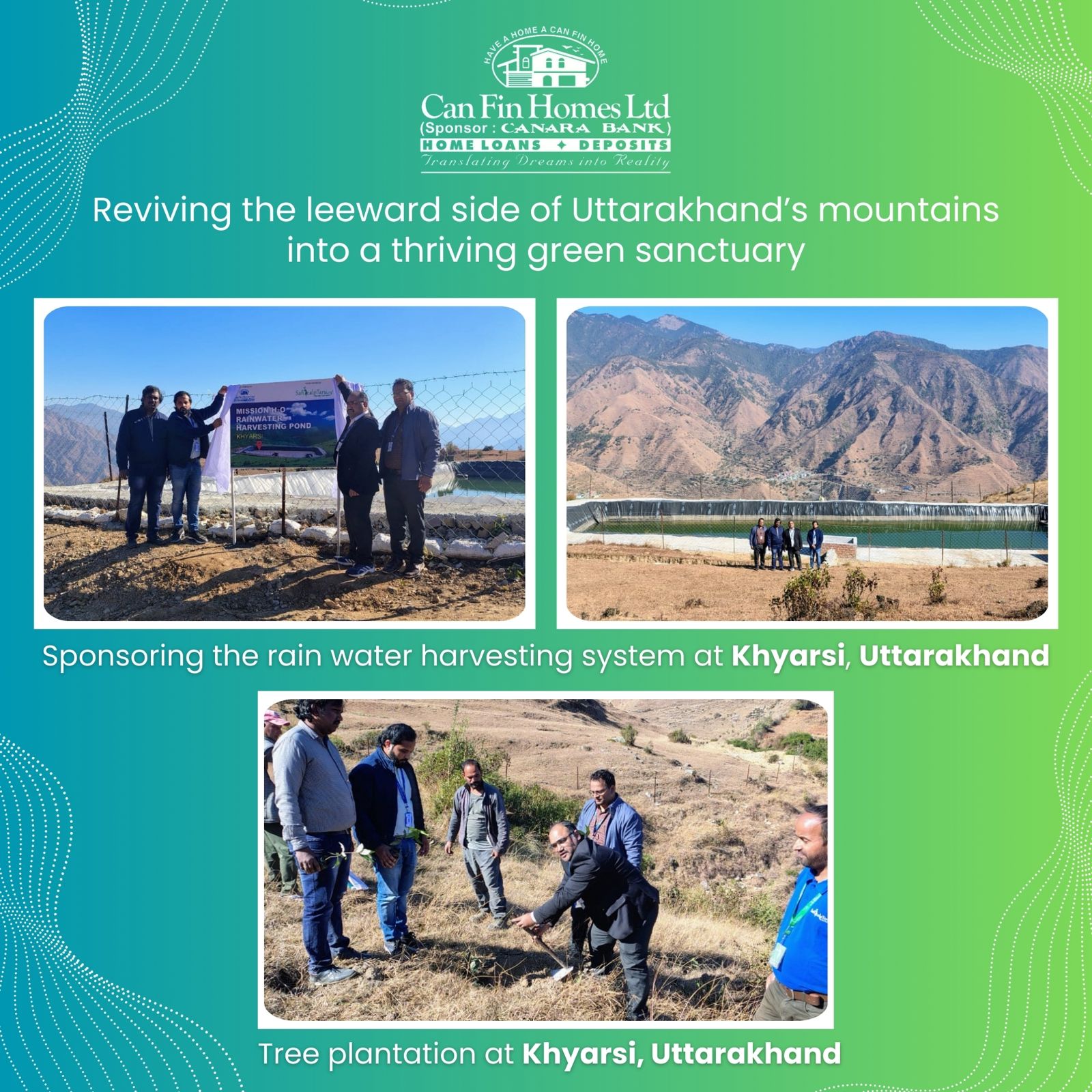 Reviving the leeward side of Uttarakhand's mountains into a thriving green sanctuary Reviving the leeward side of Uttarakhand's mountains into a thriving green sanctuary